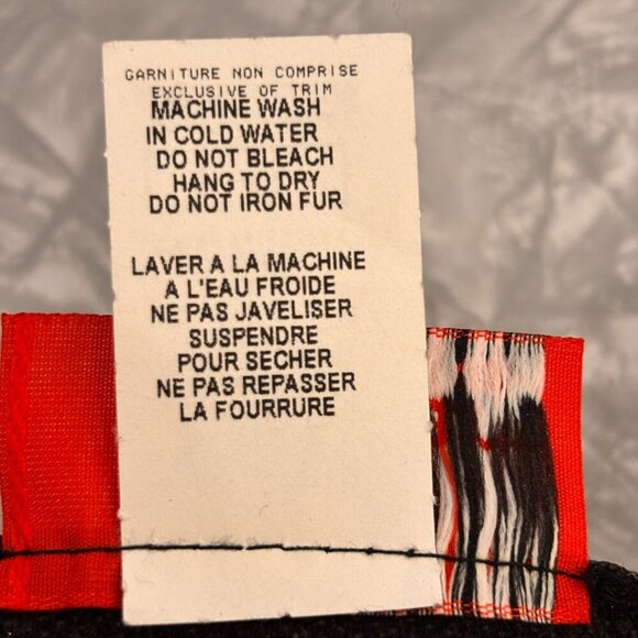 Y2K Vintage Dark Denim Vest Faux Fur Trim Open Front Streetwear Retro Vibe Sz: L - Picture 7 of 11